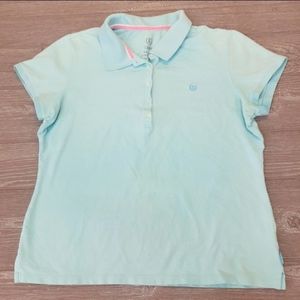 Izod light blue polo shirt size L